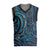 New Zealand Hammerhead Shark Christmas Knitted V-Neck Vest Maori Haehae Mangopare Galaxy - Polynesian Pride