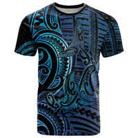 New Zealand Hammerhead Shark T Shirt Maori Haehae Mangopare Galaxy - Polynesian Pride