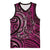 New Zealand Hammerhead Shark Basketball Jersey Maori Haehae Mangopare Pink - Polynesian Pride