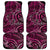 New Zealand Hammerhead Shark Car Mats Maori Haehae Mangopare Pink - Polynesian Pride