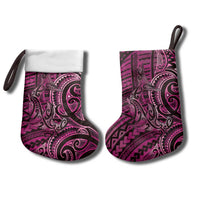 New Zealand Hammerhead Shark Christmas Stocking Maori Haehae Mangopare Pink - Polynesian Pride