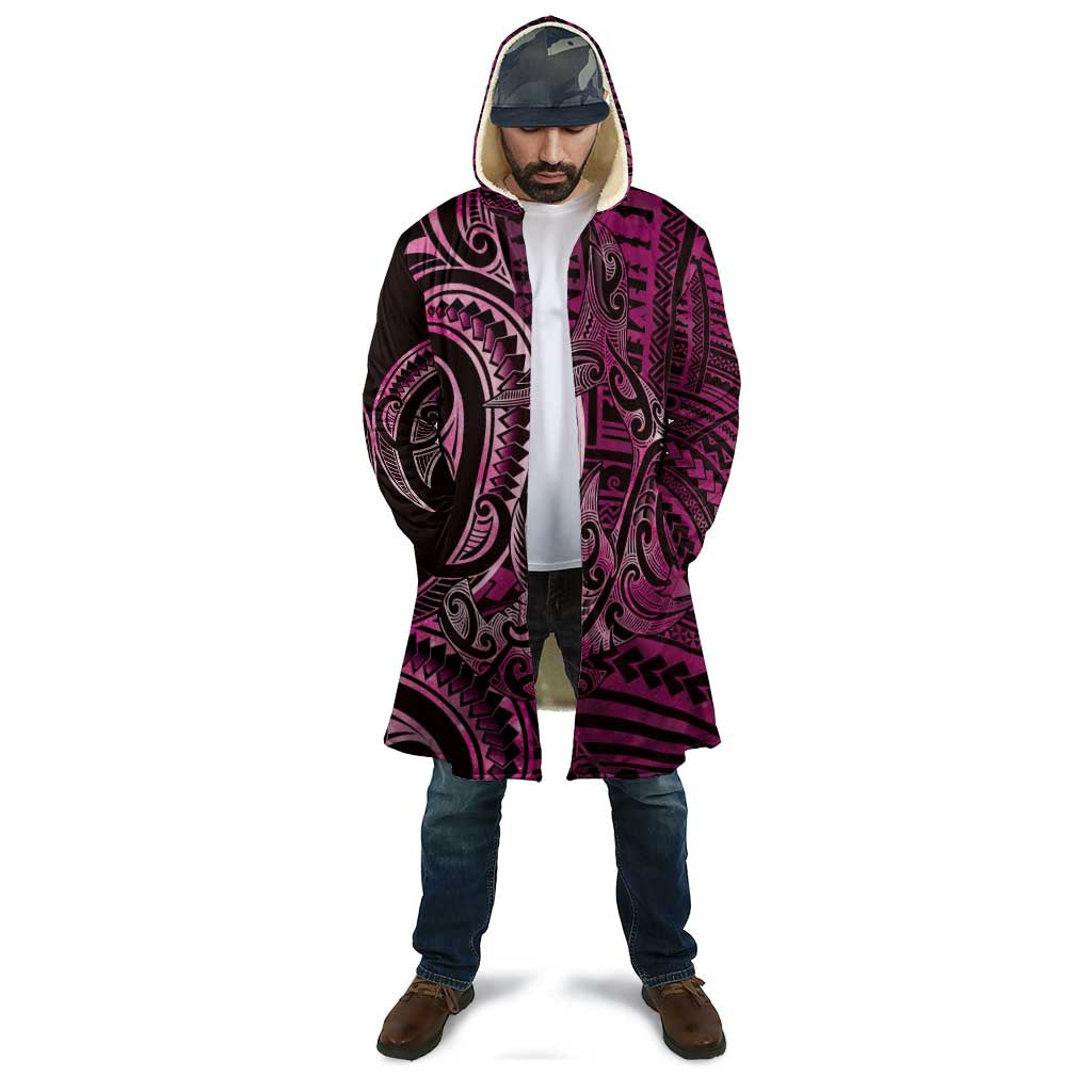 New Zealand Hammerhead Shark Cloak Maori Haehae Mangopare Pink - Polynesian Pride