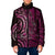 New Zealand Hammerhead Shark Padded Jacket Maori Haehae Mangopare Pink - Polynesian Pride