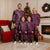 New Zealand Hammerhead Shark Christmas Pajama Set Maori Haehae Mangopare Pink - Polynesian Pride