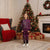 New Zealand Hammerhead Shark Christmas Pajama Set Maori Haehae Mangopare Pink - Polynesian Pride