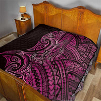 New Zealand Hammerhead Shark Quilt Maori Haehae Mangopare Pink - Polynesian Pride