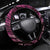 New Zealand Hammerhead Shark Steering Wheel Cover Maori Haehae Mangopare Pink - Polynesian Pride