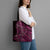 New Zealand Hammerhead Shark Tote Bag Maori Haehae Mangopare Pink - Polynesian Pride