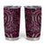 New Zealand Hammerhead Shark Tumbler Cup Maori Haehae Mangopare Pink - Polynesian Pride