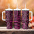 New Zealand Hammerhead Shark Tumbler With Handle Maori Haehae Mangopare Pink - Polynesian Pride