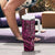 New Zealand Hammerhead Shark Tumbler With Handle Maori Haehae Mangopare Pink - Polynesian Pride