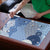 Blue Palaka Japanese Patterns Puzzle Asanoha Seigaiha Sakura Motif - Polynesian Pride