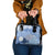 Blue Palaka Japanese Patterns Shoulder Handbag Asanoha Seigaiha Sakura Motif - Polynesian Pride