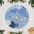Blue Palaka Japanese Patterns Tree Skirt Asanoha Seigaiha Sakura Motif - Polynesian Pride