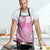 Pink Palaka Japanese Patterns Apron Asanoha Seigaiha Sakura Motif - Polynesian Pride