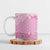 Pink Palaka Japanese Patterns Ceramic Mug Asanoha Seigaiha Sakura Motif - Polynesian Pride