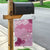 Pink Palaka Japanese Patterns Garden Flag Asanoha Seigaiha Sakura Motif - Polynesian Pride