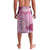 Pink Palaka Japanese Patterns Lavalava Asanoha Seigaiha Sakura Motif - Polynesian Pride