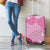 Pink Palaka Japanese Patterns Luggage Cover Asanoha Seigaiha Sakura Motif - Polynesian Pride