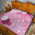 Pink Palaka Japanese Patterns Quilt Asanoha Seigaiha Sakura Motif - Polynesian Pride