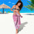 Pink Palaka Japanese Patterns Sarong Asanoha Seigaiha Sakura Motif - Polynesian Pride