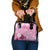 Pink Palaka Japanese Patterns Shoulder Handbag Asanoha Seigaiha Sakura Motif - Polynesian Pride