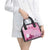 Pink Palaka Japanese Patterns Shoulder Handbag Asanoha Seigaiha Sakura Motif - Polynesian Pride