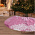 Pink Palaka Japanese Patterns Tree Skirt Asanoha Seigaiha Sakura Motif - Polynesian Pride