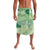 Green Palaka Japanese Patterns Lavalava Asanoha Seigaiha Sakura Motif - Polynesian Pride