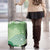 Green Palaka Japanese Patterns Luggage Cover Asanoha Seigaiha Sakura Motif - Polynesian Pride