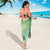 Green Palaka Japanese Patterns Sarong Asanoha Seigaiha Sakura Motif - Polynesian Pride