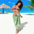 Green Palaka Japanese Patterns Sarong Asanoha Seigaiha Sakura Motif - Polynesian Pride