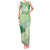 Green Palaka Japanese Patterns Tank Maxi Dress Asanoha Seigaiha Sakura Motif - Polynesian Pride