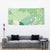 Green Palaka Japanese Patterns Tapestry Asanoha Seigaiha Sakura Motif - Polynesian Pride