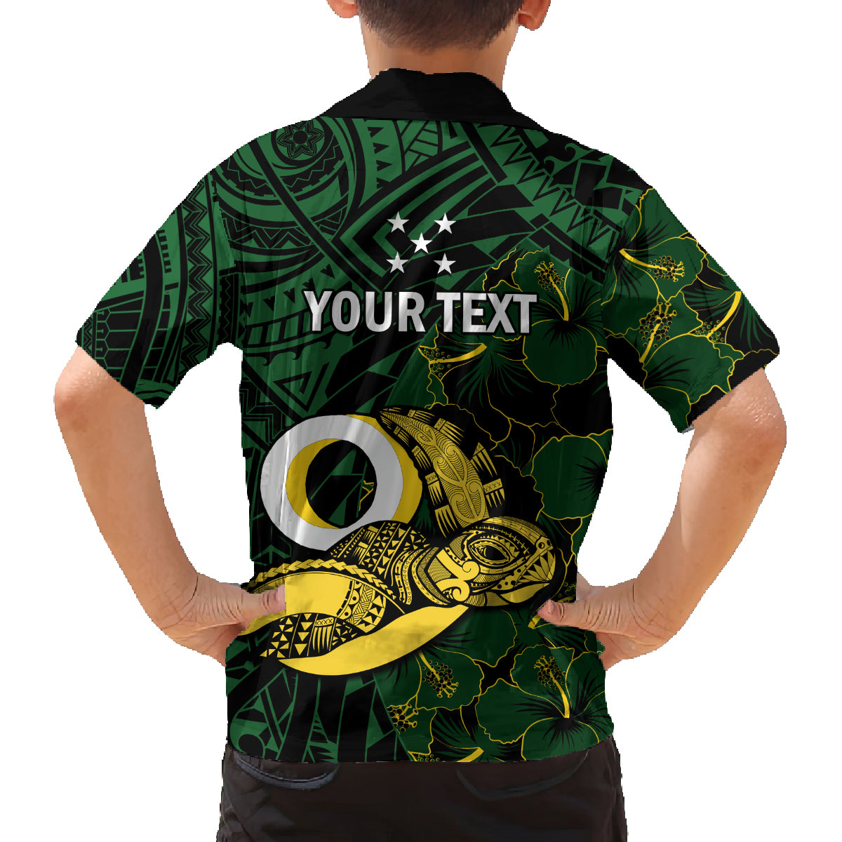 Personalised Solomon Islands Western Province Day Family Matching Off Shoulder Maxi Dress and Hawaiian Shirt Sea Turtle Mix Polynesian Hibiscus Pattern LT14 - Polynesian Pride