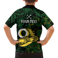 Personalised Solomon Islands Western Province Day Family Matching Off Shoulder Short Dress and Hawaiian Shirt Sea Turtle Mix Polynesian Hibiscus Pattern LT14 - Polynesian Pride