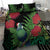 New Zealand Tui Bird Christmas Bedding Set Maori Fern Mix Pohotukawa