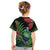 New Zealand Tui Bird Christmas Kid T Shirt Maori Fern Mix Pohotukawa