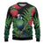 New Zealand Tui Bird Christmas Ugly Christmas Sweater Maori Fern Mix Pohotukawa