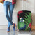 New Zealand Tui Bird Christmas Luggage Cover Maori Fern Mix Pohotukawa