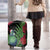 New Zealand Tui Bird Christmas Luggage Cover Maori Fern Mix Pohotukawa