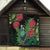 New Zealand Tui Bird Christmas Quilt Maori Fern Mix Pohotukawa