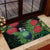 New Zealand Tui Bird Christmas Rubber Doormat Maori Fern Mix Pohotukawa