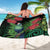 New Zealand Tui Bird Christmas Sarong Maori Fern Mix Pohotukawa