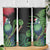 New Zealand Tui Bird Christmas Skinny Tumbler Maori Fern Mix Pohotukawa