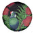 New Zealand Tui Bird Christmas Spare Tire Cover Maori Fern Mix Pohotukawa