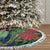 New Zealand Tui Bird Christmas Tree Skirt Maori Fern Mix Pohotukawa