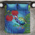 New Zealand Takahe Christmas Bedding Set Maori Fern Mix Pohotukawa