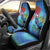 New Zealand Takahe Christmas Car Seat Cover Maori Fern Mix Pohotukawa