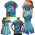 New Zealand Takahe Christmas Family Matching Mermaid Dress and Hawaiian Shirt Maori Fern Mix Pohotukawa